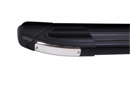 Пороги-подножки Brilliant для SKODA YETI I 2009-2018 г.в. от турецкого производителя Can Auto. Размер подножки: 171 см. Black. Артикул: SKKO.46.4060